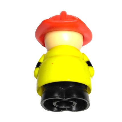 Vintage Shelcore Plastic Fireman Figure 2.75 Inches Hero Toy Figure