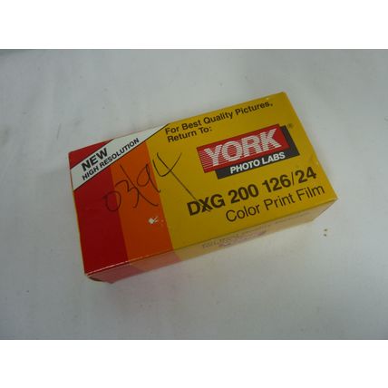 Vintage York DXG 200/126/24 Expired Film Lot Of 2 *