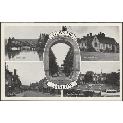 Views of Marlow, Buckinghamshire, c.1950s - TVAP Postcard
