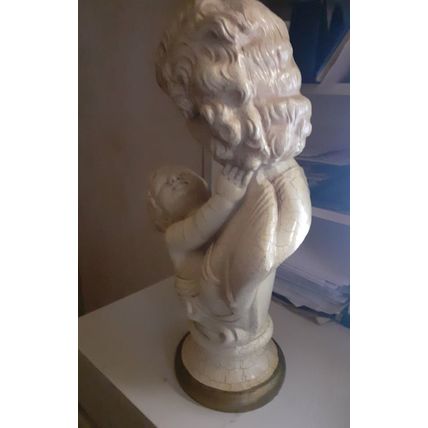 Reproduction Bust of Mother & Child - Could be 'A Mother's Love'