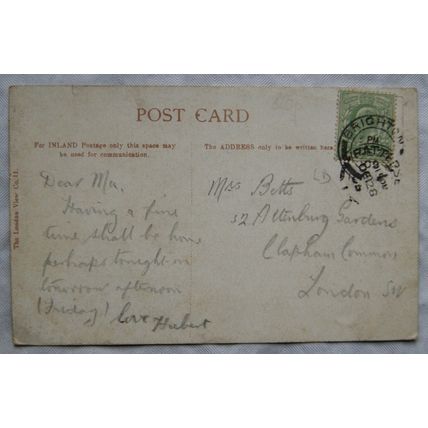 1905? postcard A Rough Sea, Brighton