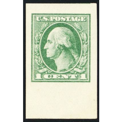 531, Mint Superb NH 1¢ Imperforate - JUMBO MARGINS - Stuart Katz