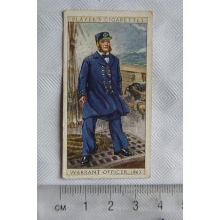 1930 Players History of Naval Dress No. 49 Warrant Officer 1863