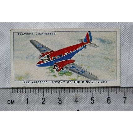 1938 Players Aircraft of Royal Air Force No. 1 The Airspeed Envoy King's Flight