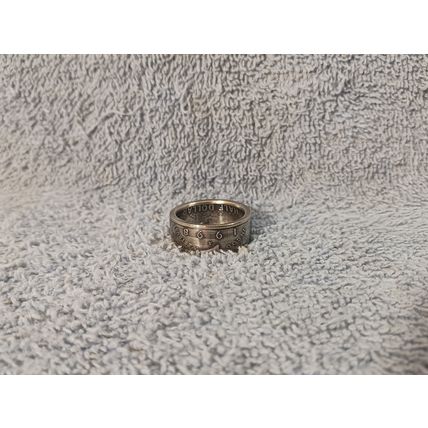 1998 90% Silver Half Dollars coin ring handmade size 11 1/2