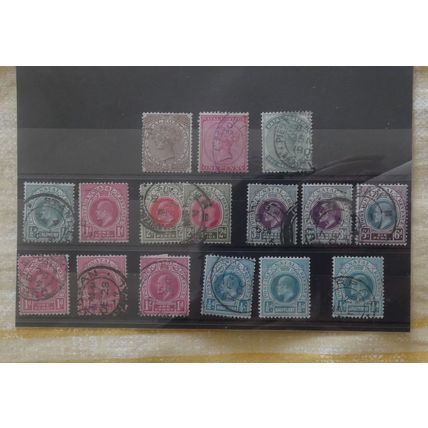 NATAL SOUTH AFRICA USED STAMPS PRE QE11