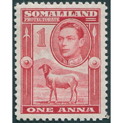 Somaliland Protectorate 1938 1a scarlet SG94 unused