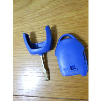 For 2006-2014 Ford Transit MK7 ALL Blue 3 Button Remote Key Fob Case + Horseshoe