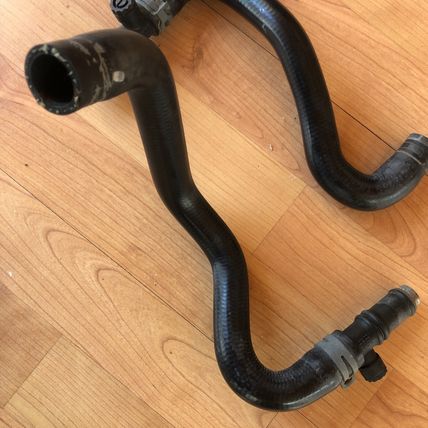 Audi D2 S8 4.2L Heater Hose Pair + Coolant Air Release Pipe 4D0819159 OEM
