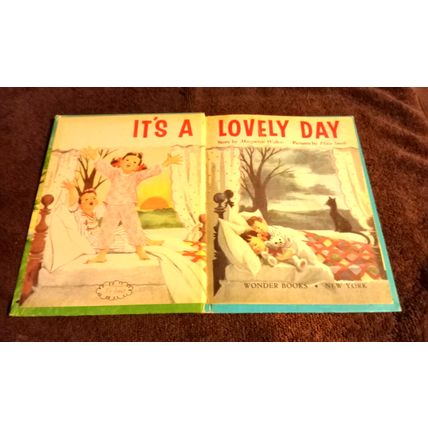 Wonder Book Series It's A Lovely Day By Marguerite Walters Reprinted 1977