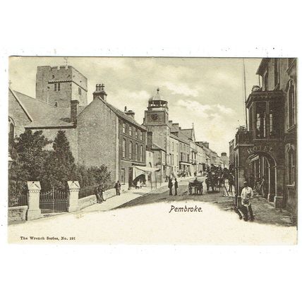 Pembrokeshire postcard Pembroke