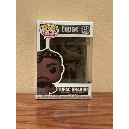 Funko Pop! Rocks - Tupac Shakur #446 Vinyl Figure (Box & Protector)