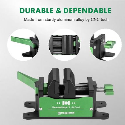 Golf Club Regripping Pro Kit Aluminum Vise Clamp Quick Release Golf Shaft Vice C
