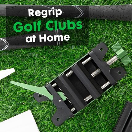 Golf Club Regripping Pro Kit Aluminum Vise Clamp Quick Release Golf Shaft Vice C