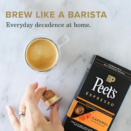 Peet'S Coffee, Medium Roast Espresso Capsules, Compatible with Nespresso Origina