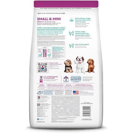 Hill'S Science Diet Perfect Weight, Adult 1-6, Small & Mini Breeds Weight Manage
