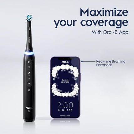 Oral-B Io Series 5 Rechargeable Electric Toothbrush with Visible Pressure Sensor