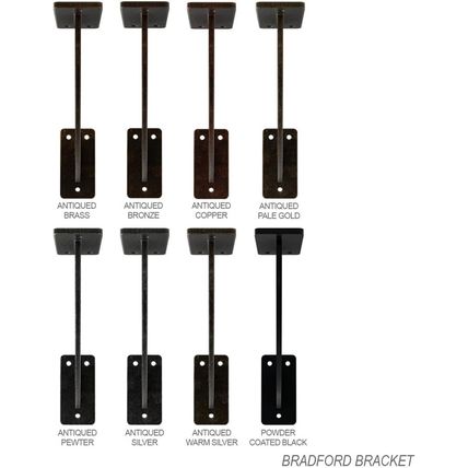Ekena Millwork BKTM02X09X09BRHGO 2 Inch W X 9 Inch D X 9 Inch H Bradford Steel B