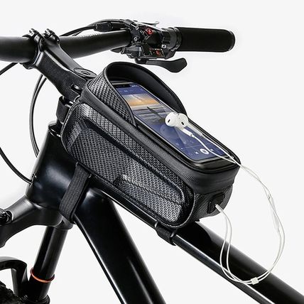 Bike Frame Bag 1L Top Tube Handlebar MTB Touch Screen Phone Holder Cycling