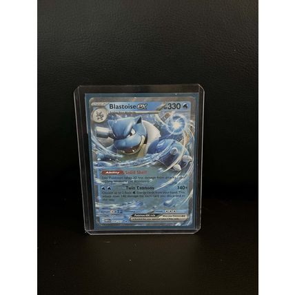 Blastoise ex - 009/165 - Double Rare Scarlet & Violet - 151 Pokemon Trading Card