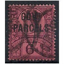 1887 O66 6d Purple/Rose Red Government Parcels Official Good Used . ..