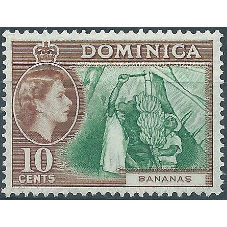 Dominica 1957 SG150 10c Green & Brown Unmounted Mint....