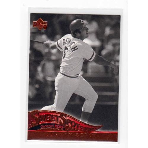 2005 Upper Deck Sweet Spot Classic Johnny Bench card #47 – HOF Reds
