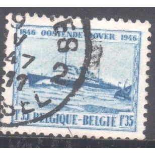 Belgium 1946 - SG1174a - 1f.35 blue - "Marie Henrietta" (paddle steamer) - used