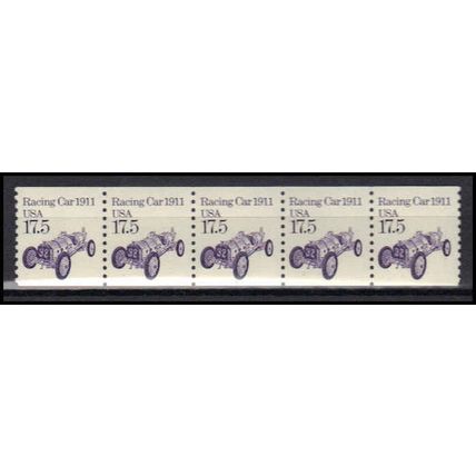 2262 17.5c Race Car Fine MNH Dry Gum PNC 1/5 X0917