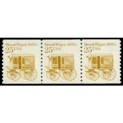 2136 25c Bread Wagon Very Fine MNH Dry Gum PNC 1/3 R0299