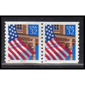 Used 2913 32c U.S. Flag Over Porch Very Fine CNP Left 78767 PA1731