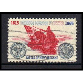 Used 1261 5c Battle of New Orleans Very Fine KA7765