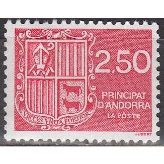 Andorre Français 1991 Michel 430 Neuf ** Cote (2008) 1.60 € Blason d´Andorre