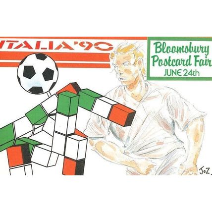 Italy Italia World Cup 1990 Fair Advertising Postcard