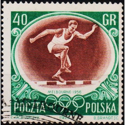 Poland. 1956 40g S.G.992 Used