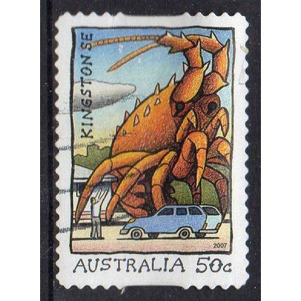 Australia 2007 Big Things - Big Lobster, Kingston SA 50c s/a Used