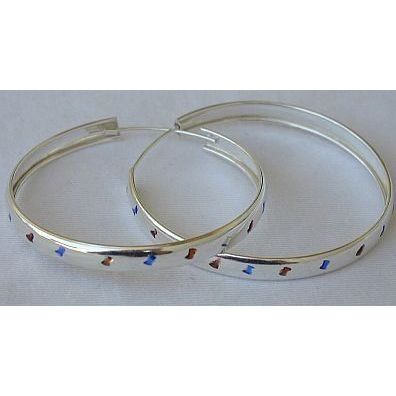 Blue&orange hoops