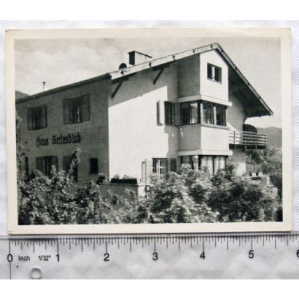 old postcard Penfion Serlesblid Besitzer Anna Kahl Igls