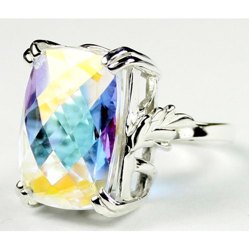 Mercury Mist Topaz, 925 Sterling Silver Ladies Ring, SR039