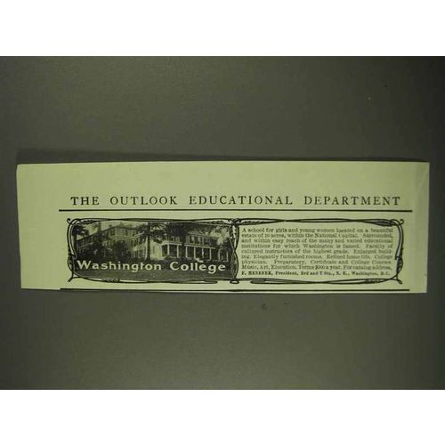 1903 Washington College Ad
