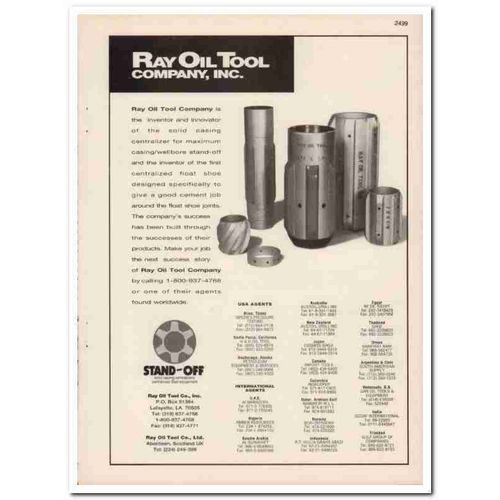 Ray Oil Tool Company 1993 Vintage Catalog Casing Centralizer Oilfield