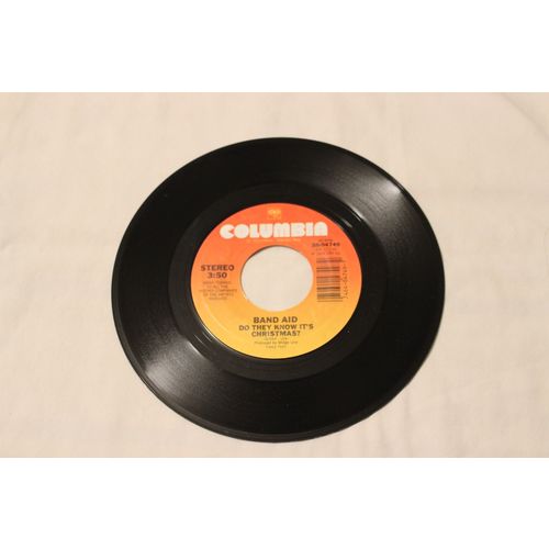 Band Aid 45 & Picture Sleeve-DO THEY KNOW IT'S CHRISTMAS/FEED THE WORLD STEREO
