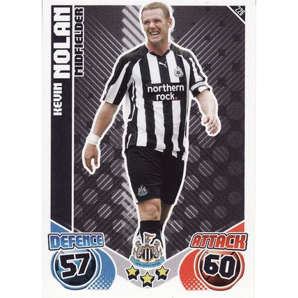 Match Attax 2010/2011 226 Kevin Nolan Newcastle United