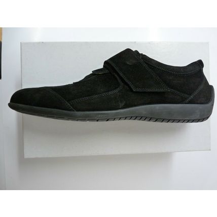 ROBERTO ROSSINI BLACK SUEDE STRAP TRAINERS / SHOES UK 10 £119 BNIB