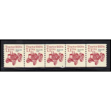 2127a 7.1c Tractor Very Fine MNH Dry Gum PNC 1/5 X0751