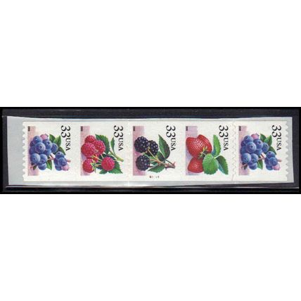 3404-3407 33c Fruit Berries Very Fine MNH PNC G1111/5 PA2134