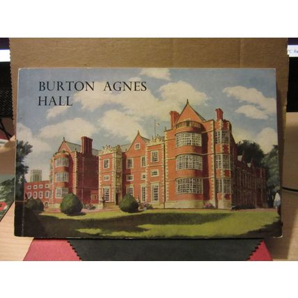 BURTON AGNES HALL, Yorkshire 1956 history/guide book 30 plates =