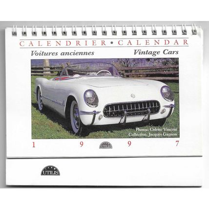 1997 Calendrier Voitures Ancennes