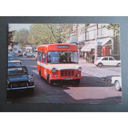 44 Ford/Strachan Minibus FS13 in Highgate Village, London Transport Postcard