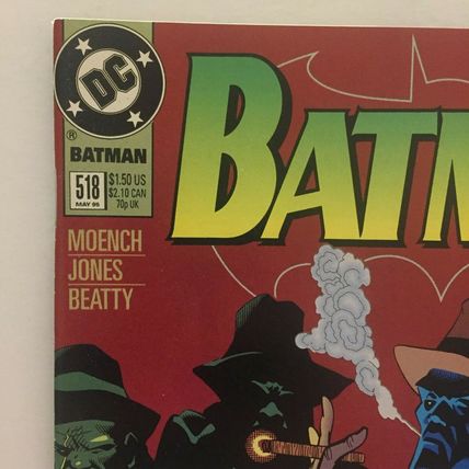 1995 DC Comics Batman #518 with Black Mask and 1st Appearance Johnny LaMonica